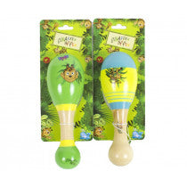Beluga-Giraffe Maraca sortiert 20cm Giraffen Affen 2er Set