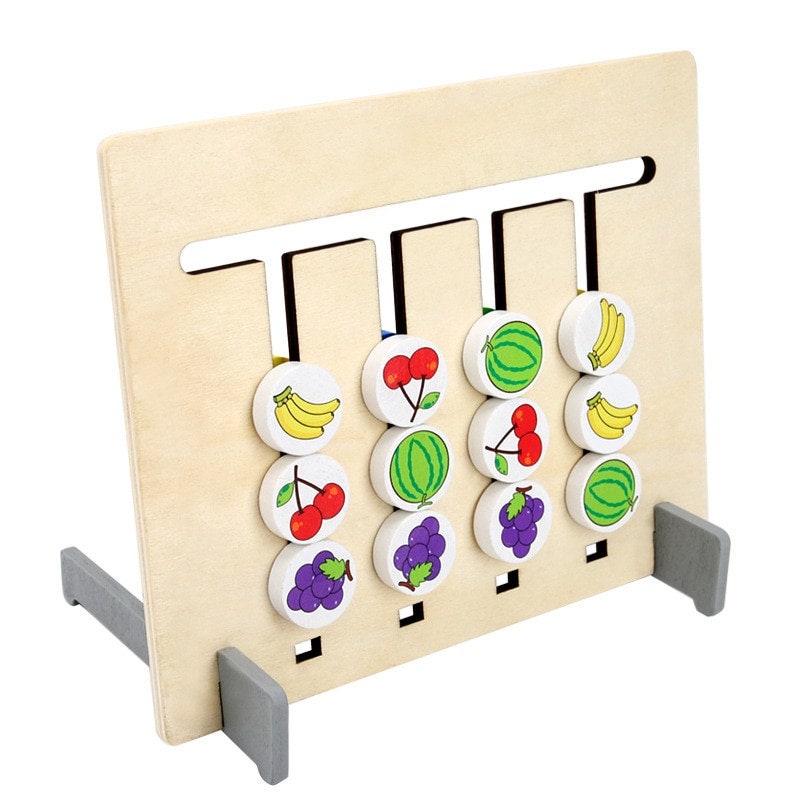 Personalisiert Logik Labyrinth Holz Schiebespiel Puzzle Kinder Spielzeug Lernspiel Holzspielzeug ab 3 Jahren 20 Teilig