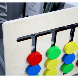 Personalisiert Logik Labyrinth Holz Schiebespiel Puzzle Kinder Spielzeug Lernspiel Holzspielzeug ab 3 Jahren 20 Teilig