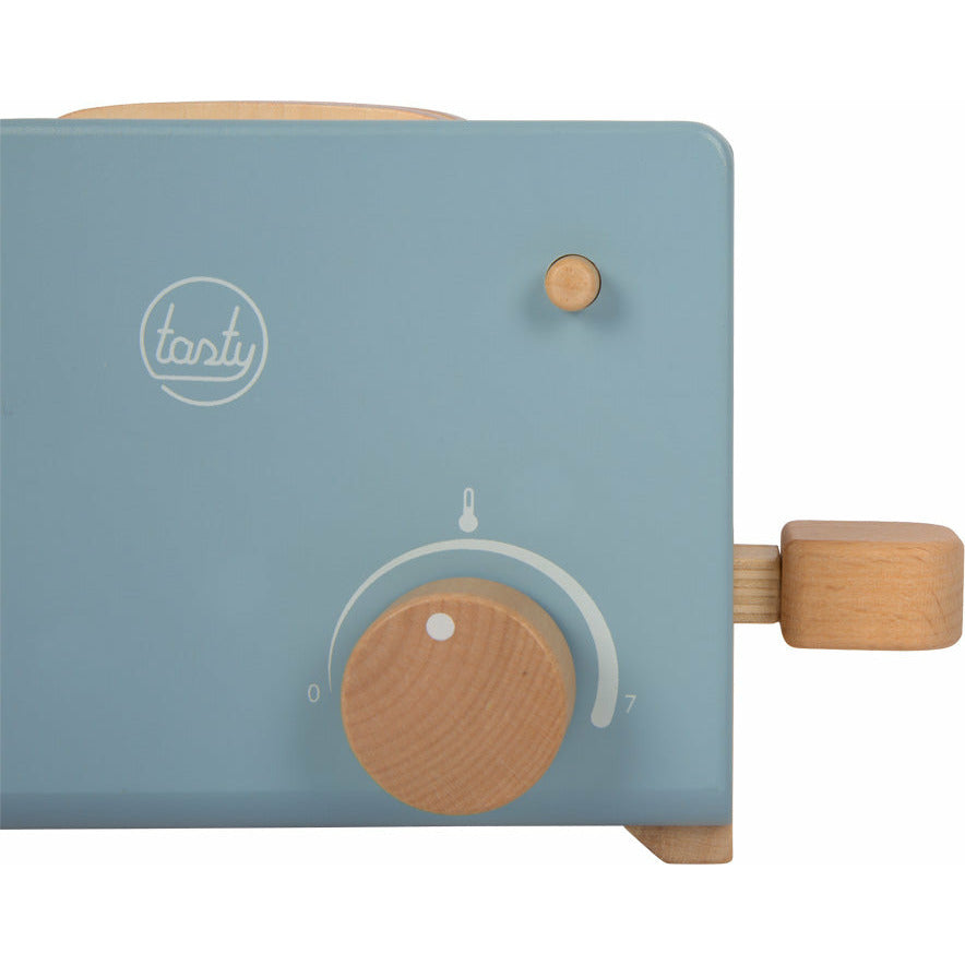 Toaster-Set Kinderspielzeug Holz Küchenspielzeug Toaster ab 3 Jahren Geschirr - spielzeug-opa