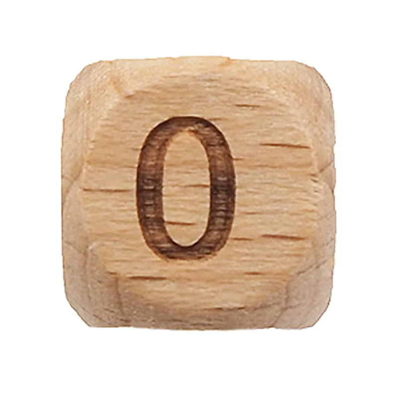 Holzbuchstaben Buche 12mm gelasert A-Z Großbuchstaben Perlen