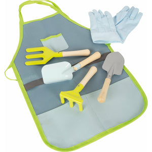 Gartenschürze mit Gartenwerkzeug Kinderspielzeug Gartengeräte Sandspielzeug Spielzeug 6 Teiliges Set