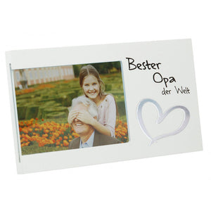 Bilderrahmen "Bester Opa der Welt" Opa Bilderrahmen der Welt Bilderrahme Opa  Geschenk  Bilder 10x15cm