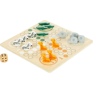 Personalisiertes gelasert Brettspiel (ähnlich Mensch ärgere dich nicht) Safari Tiere Holzspielzeug