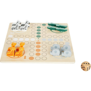 Personalisiertes gelasert Brettspiel (ähnlich Mensch ärgere dich nicht) Safari Tiere Holzspielzeug