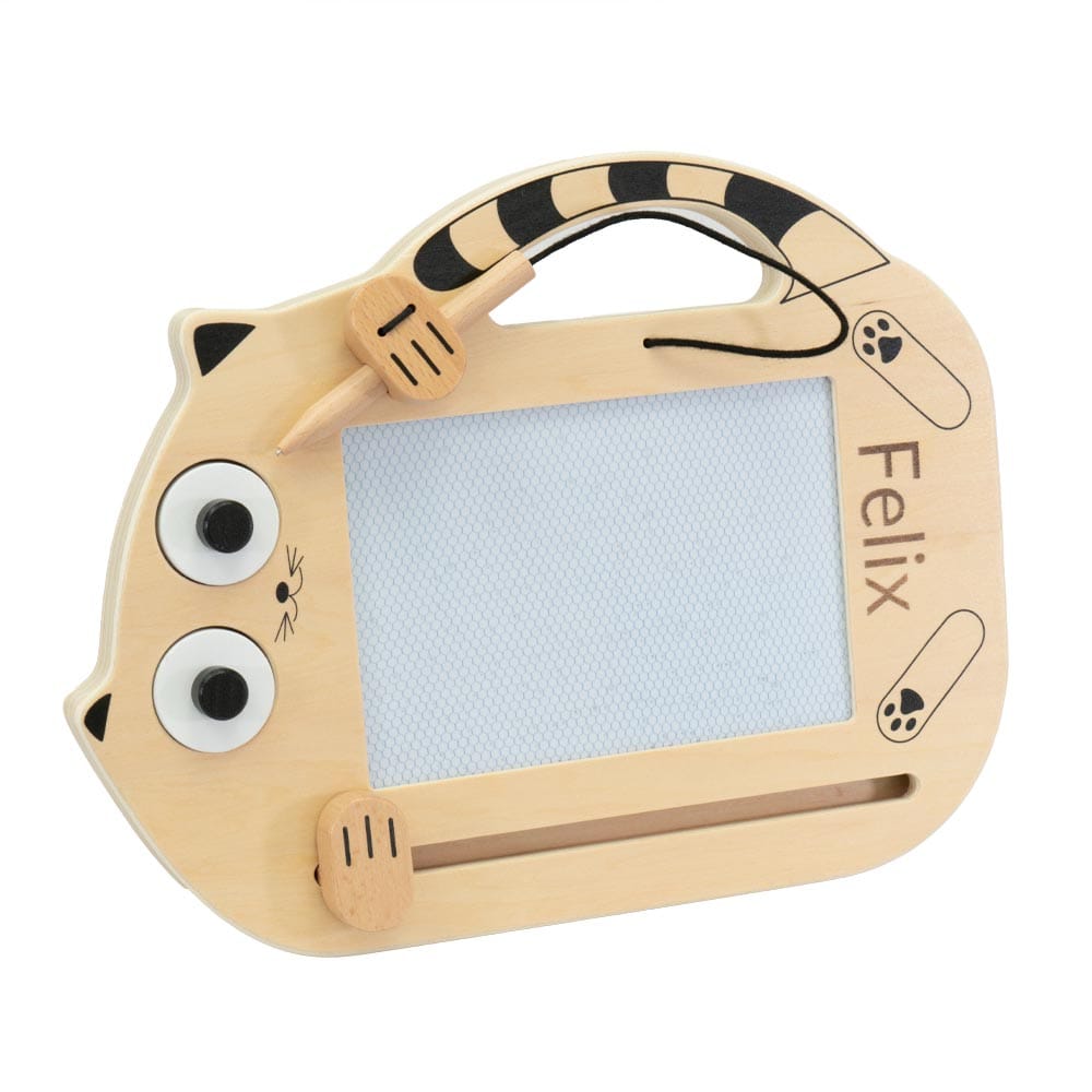 small foot Baby & Kleinkind small foot Personalisierbare Magnetische Zaubertafel Katze ab 2 Jahren