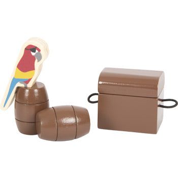 XXL Piratenschiff aus Holz Kinderspielzeug Pirat Holzschiff