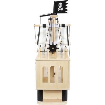 XXL Piratenschiff aus Holz Kinderspielzeug Pirat Holzschiff