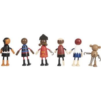small foot by Legler Biegepuppen Piraten small foot Biegepuppen Piraten Figuren Spielzeug Puppen Piraten Set ab 3 Jahren