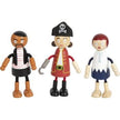 small foot by Legler Biegepuppen Piraten small foot Biegepuppen Piraten Figuren Spielzeug Puppen Piraten Set ab 3 Jahren