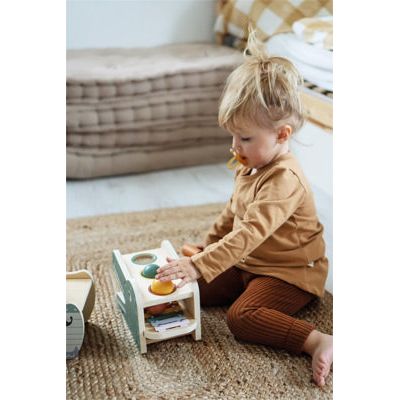 Personalisierbar small foot Klopfspiel mit Xylophon „Safari“ – aus Holz,(ab 12 Monaten)