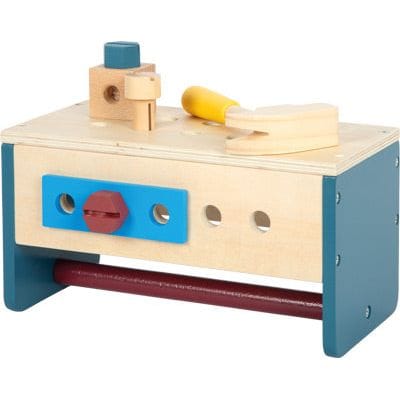 small foot by Legler Baby & Kleinkind small foot Personalisierbarer Werkzeugkasten und Werkbank Holzspielzeug ab 3 Jahren