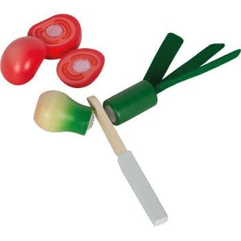 small foot Baby & Kleinkind small foot Holzspielzeug Schneide-Set Obst und Gemüse Kinder ab 2 Jahren Kaufladen