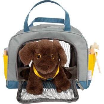small foot Kleinkind Spielzeug Tierarzt small foot Personalisierbar Hund mit Tasche und Pflege-Set ab 2 Jahren