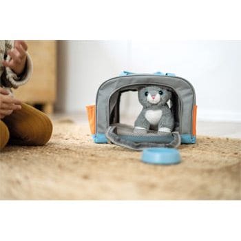 Personalisierbares  small foot  Katze mit Tasche und Pflege-Set Ab 2 Jahren