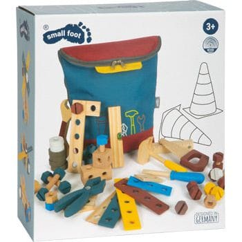 small foot by Legler Baby & Kleinkind small foot Werkzeugrucksack Holzspielzeug ab 3 Jahren