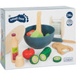 smallfoot Personalisierbars Schneide-Set Salat „fresh“ Kinderholzspielset