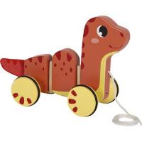 Personalisierter small foot Nachzieh Dino Holz ab 12 Monaten