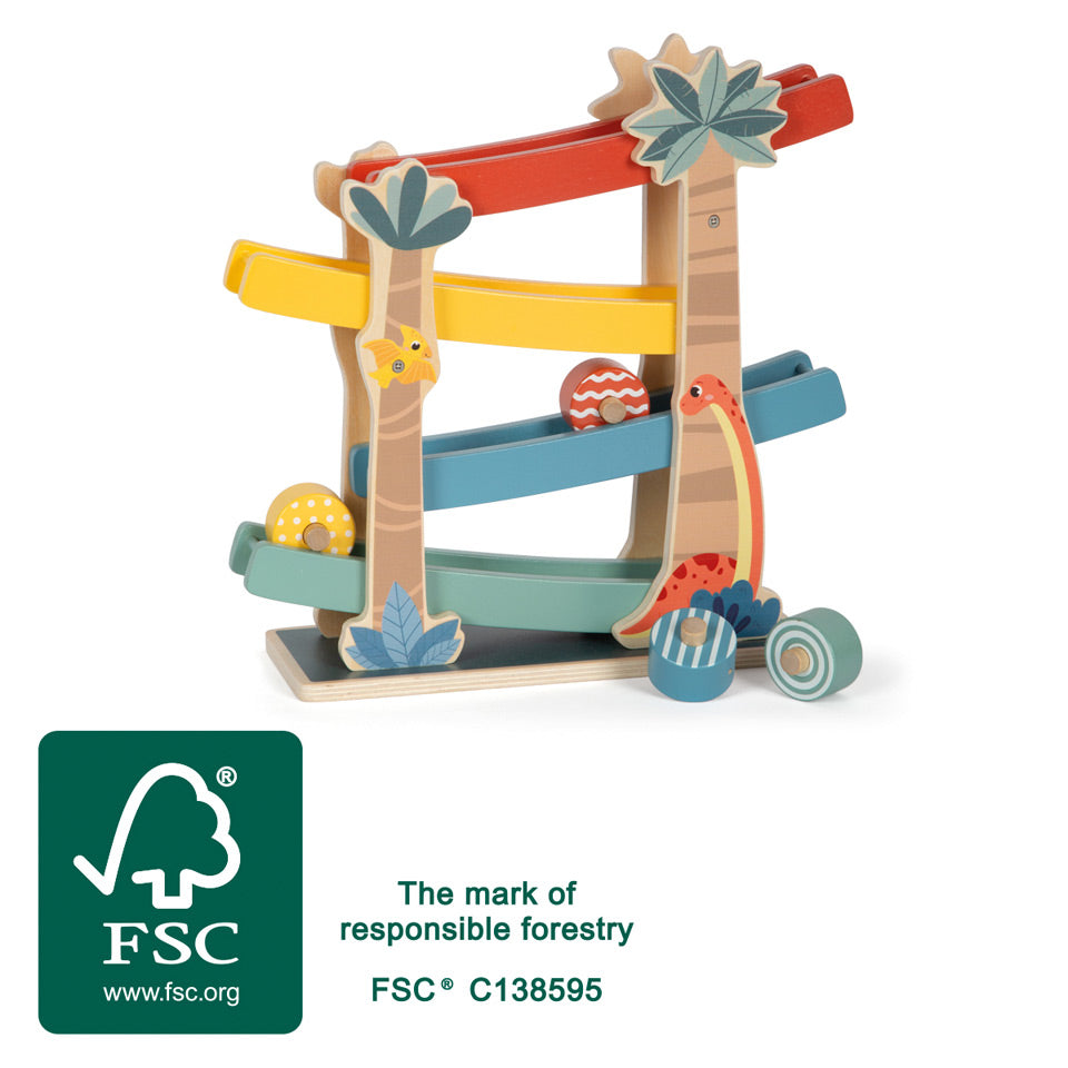 small foot Personalisierbare Rollbahn Holz von Kinder ab 18 Monaten