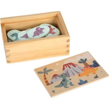 small foot Baby & Kleinkind Personalisierbares small foot Memo Holzspielzeug Dino ab 2 Jahren