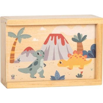 small foot Baby & Kleinkind Personalisierbares small foot Memo Holzspielzeug Dino ab 2 Jahren