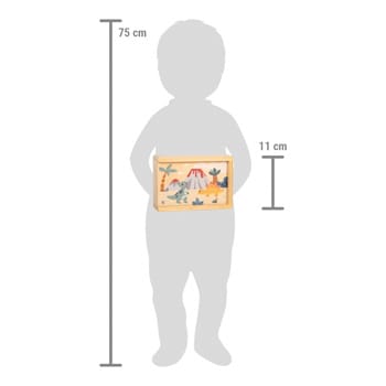 small foot Baby & Kleinkind Personalisierbares small foot Memo Holzspielzeug Dino ab 2 Jahren