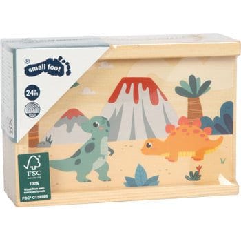 small foot Baby & Kleinkind Personalisierbares small foot Memo Holzspielzeug Dino ab 2 Jahren