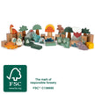 small foot Baby & Kleinkind small foot Holzbausteine Dino Kinderspielzeug Holz ab 12 Monaten