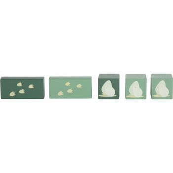 small foot Baby & Kleinkind small foot Holzbausteine Dino Kinderspielzeug Holz ab 12 Monaten