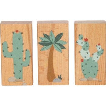 small foot Baby & Kleinkind small foot Holzbausteine Dino Kinderspielzeug Holz ab 12 Monaten