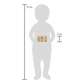 small foot Baby & Kleinkind small foot Holzbausteine Dino Kinderspielzeug Holz ab 12 Monaten