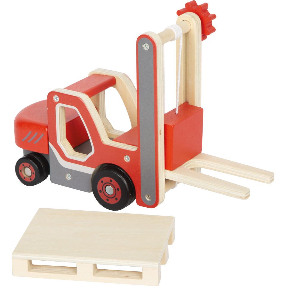 small foot Holz Gabelstapler mit Palette ab 2 Jahren