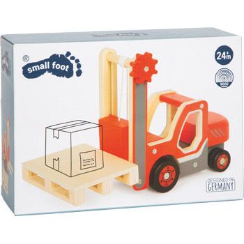 small foot Holz Gabelstapler mit Palette ab 2 Jahren