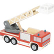 XXL small foot Personalisierbare Holz Feuerwehr mit Drehleiter ab 2 Jahren
