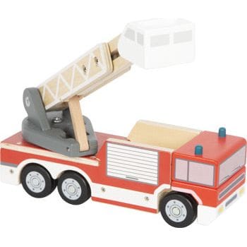 XXL small foot Personalisierbare Holz Feuerwehr mit Drehleiter ab 2 Jahren