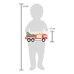 XXL small foot Personalisierbare Holz Feuerwehr mit Drehleiter ab 2 Jahren