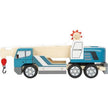 small foot Personalisierbarer Holz Kranwagen mit Palette ab 2 Jahren