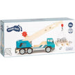 small foot Personalisierbarer Holz Kranwagen mit Palette ab 2 Jahren
