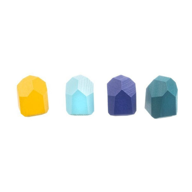 small foot Baby & Kleinkind Balanciersteine Pastell Steine Bauklötze Kinderspielzeug Montessori Holzspielzeug