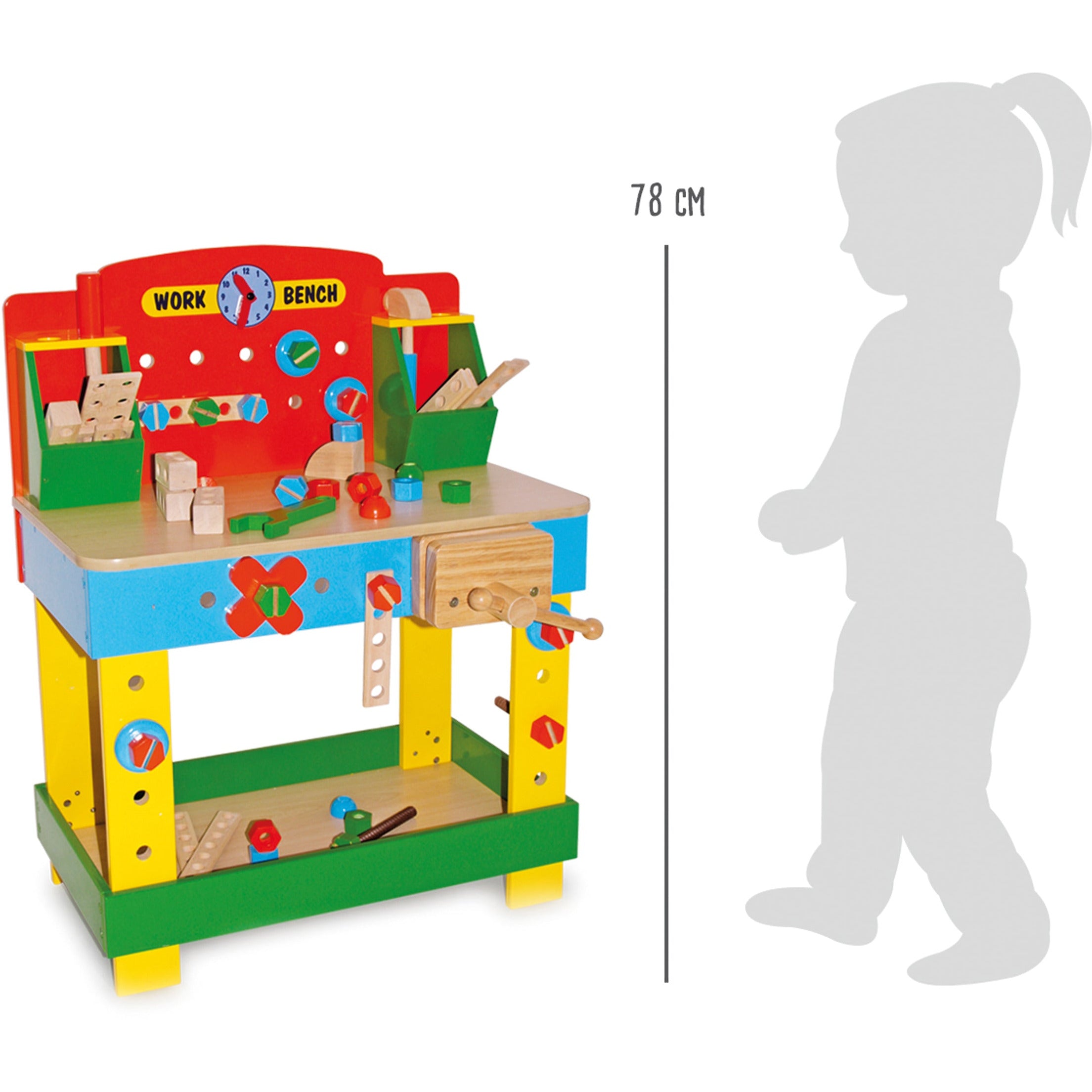 XXL Kinder Werkbank Holzspielzeug Bausatz ab 3 Jahren small foot
