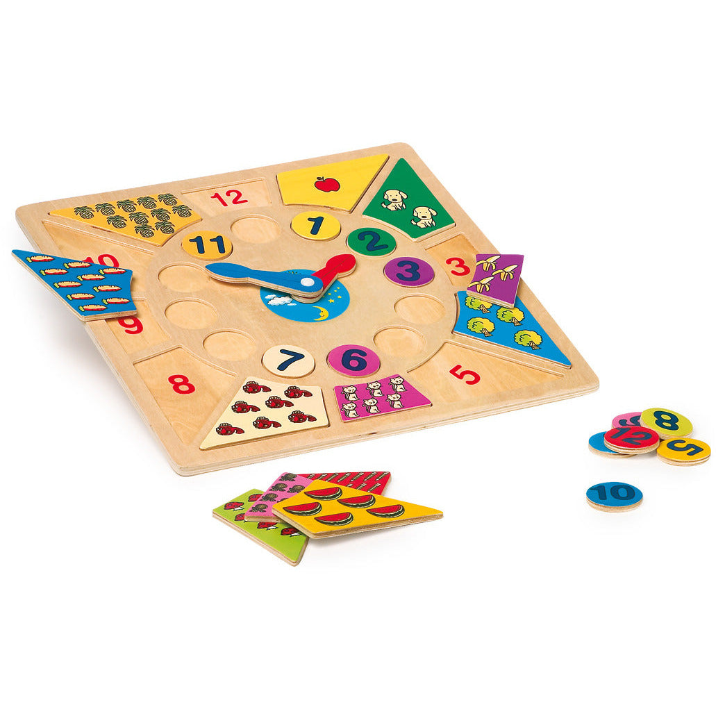 Lernuhr Kinderspielzeug Uhr mit Puzzle Kinderuhr small foot