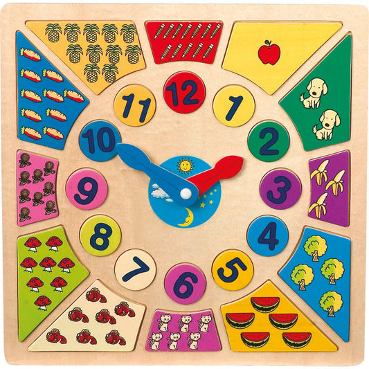 Lernuhr Kinderspielzeug Uhr mit Puzzle Kinderuhr small foot