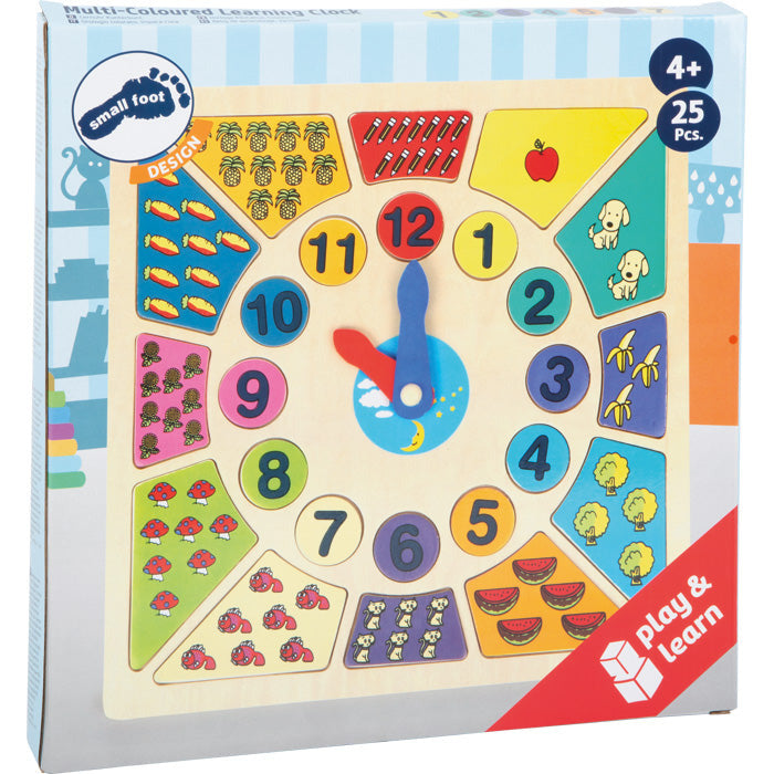 Lernuhr Kinderspielzeug Uhr mit Puzzle Kinderuhr small foot