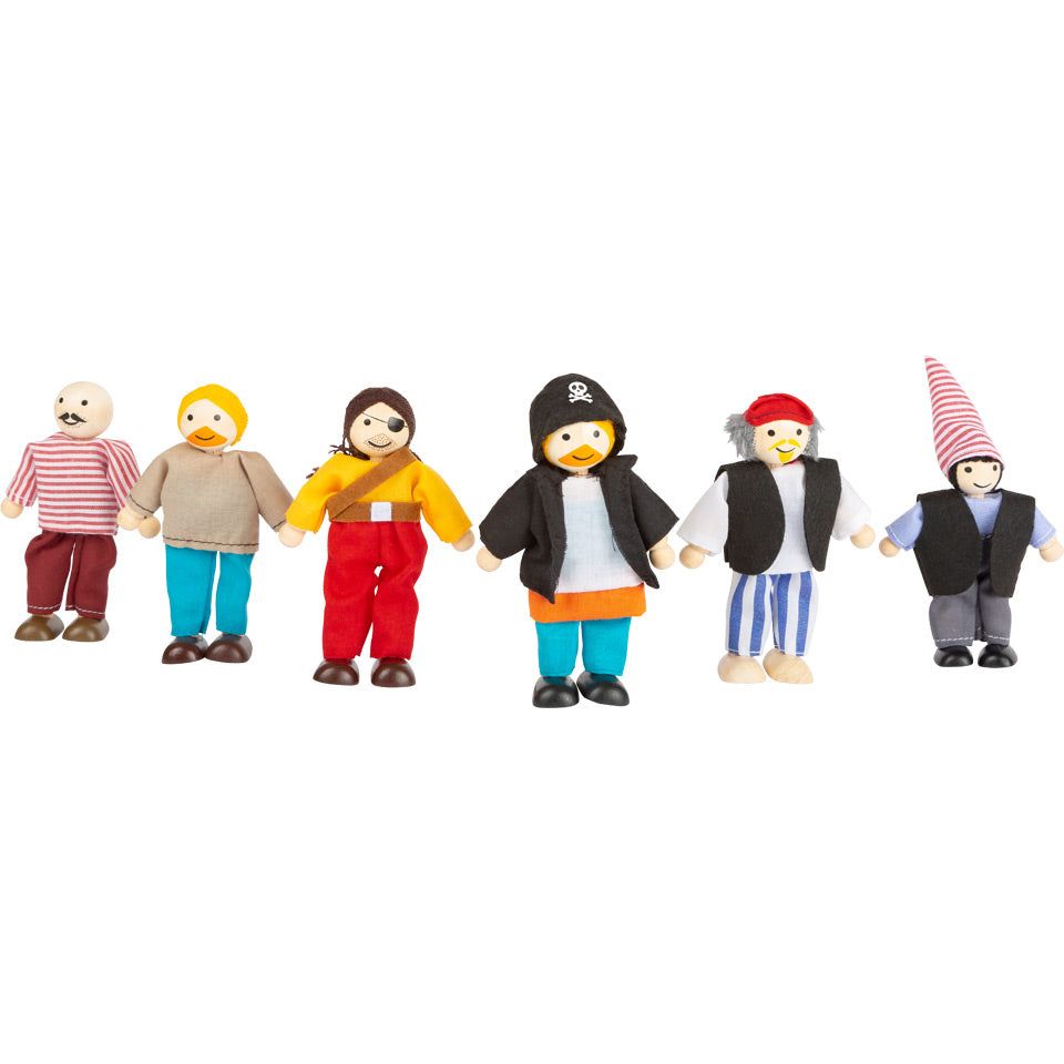 Biegepuppen Piratenset Figuren Spielzeug Puppen Piraten Set