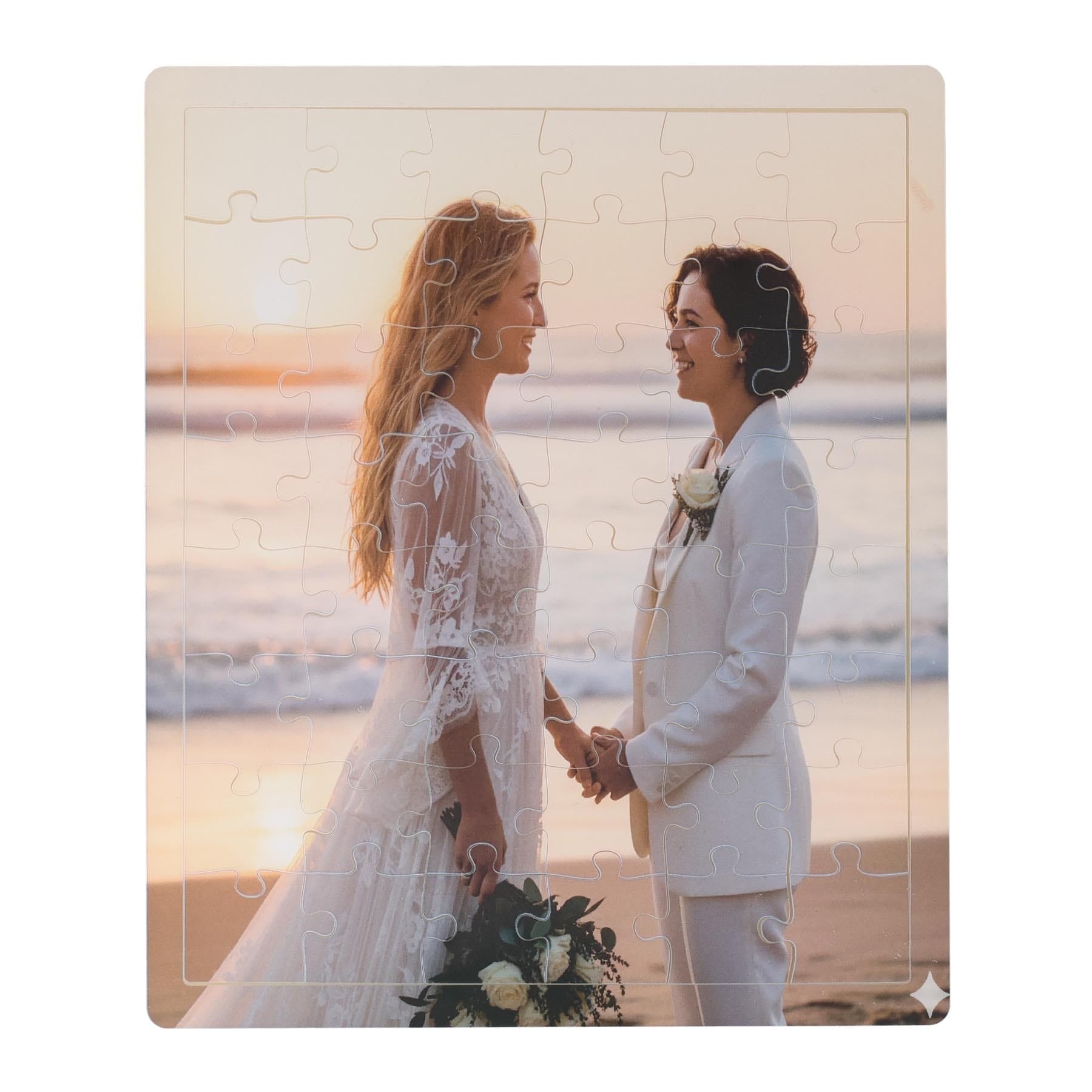 Spielzeug Opa 3D Puzzle Bild Personalisierbares Puzzle aus Plexiglas mit eigenem Foto Acryl Puzzlebild