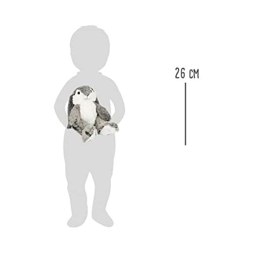 Legler Stofftier Hase Hase Hoppel – Kuscheltier mit Schlappohren & flauschigem Fell | small foot