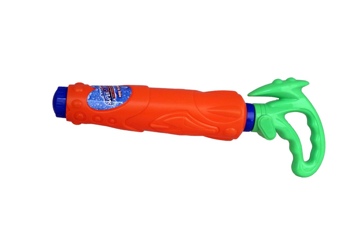 Dinotoys Baby & Kleinkind 6 Stück Water Shooter 34 cm – 3-fach sortiert im Display Wasserpistolen