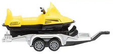 Toi-Toys Baby & Kleinkind METAL Camper mit Anhänger & Schneescooter – Pullback Fahrzeug-Set