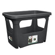 Elho Pflanzkiste elho Green Basics Stack & Grow 50 - Übertopf für Außen Züchten Und Ernten - Ø 50.9 x H 35.7 cm - Schwarz/Living Schwarz