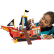 Lanka Kade Personalisierbares Piratenschiff aus Holz – inkl. Figuren & Zubehör | Fair Trade Spielset